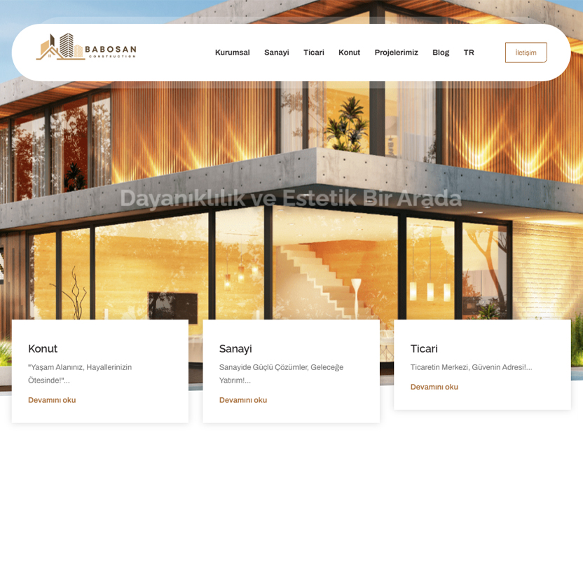 Babosan – Projet de site web